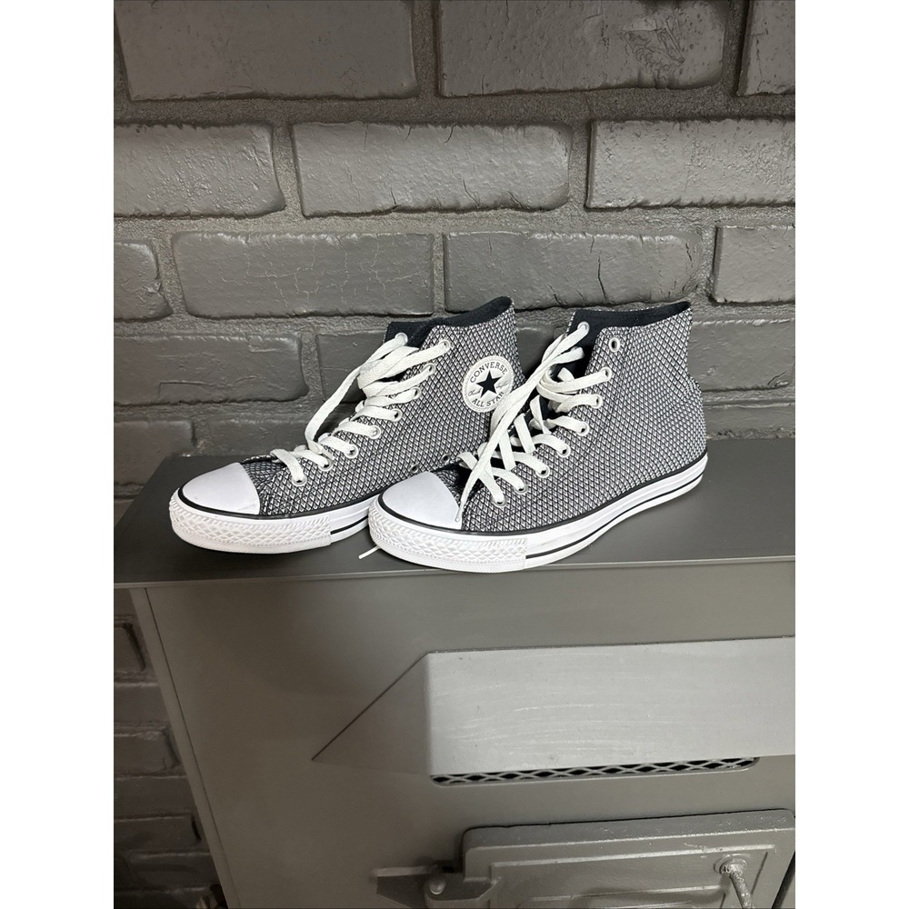 Converse All Star Shoes Womens 5 CTAS Hi High Top Black White 555853F Size 10.5